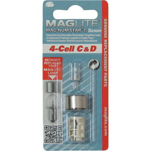 Replacement Bulb for 4-Cell C & D Flashlights Cintas