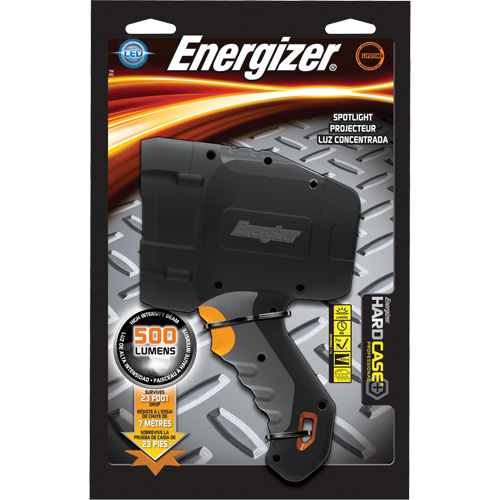 Projecteur Hard Case Professional, DEL, 600 Lumens, Piles AA Cintas