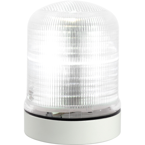 Streamline&reg; Modular Multifunctional LED Beacons, Continuous/Flashing/Rotating, Clear Cintas