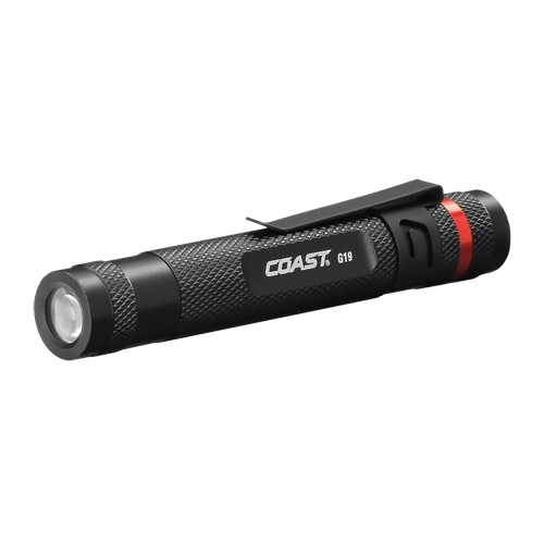 Lampe stylo G19, DEL, Corps en Aluminium, piles AAA, Compris Cintas