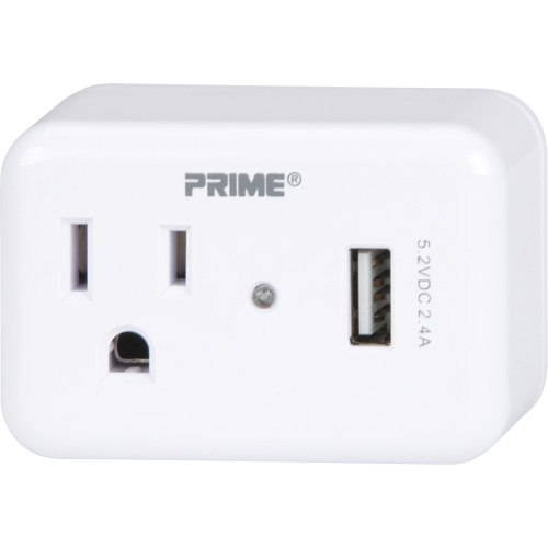 Prime&reg; USB Charger with Surge Protector Cintas
