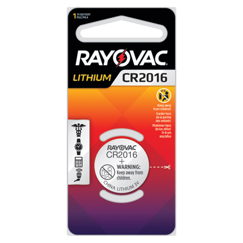 Pile bouton au lithium CR2016, 3 V Cintas