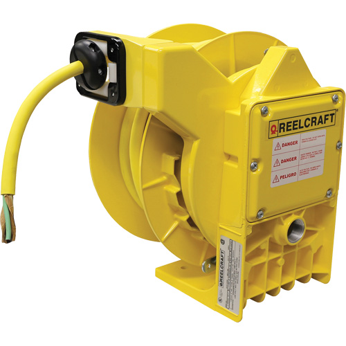 NM400 Heavy Duty Power Cord Reel, 50', SOW, 12 Gauge, 18 A Cintas