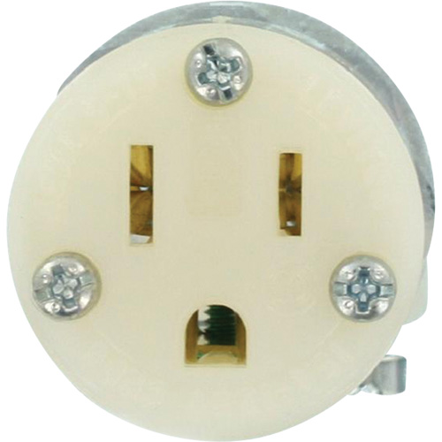 Hospital Grade Extension Plug Connector, 5-15R, Nylon Cintas