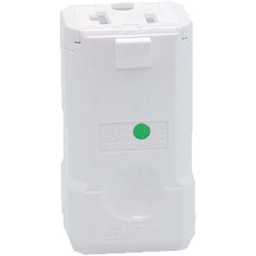 Hospital Grade Plug Connector, 5-20R, Nylon Cintas