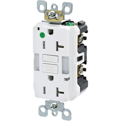 SmartlockPro&reg; Extra Heavy-Duty Self-Test GFCI Receptacle Cintas