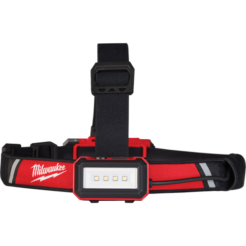 Lampe frontale USB &agrave; profil bas, DEL, 600 lumens, 2 hres de fonctionnement, piles Rechargeable Cintas