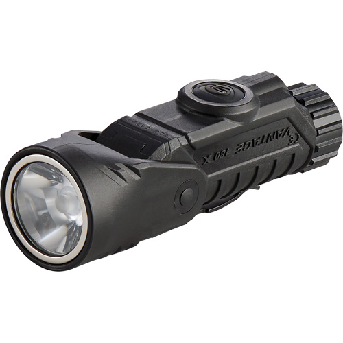Vantage&reg; 180 X Multi-Fuel Helmet/Right Angle Flashlight, LED, Rechargeable/CR123A Batteries, Nylon Polymer Cintas