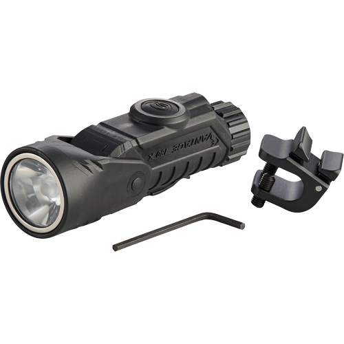 Vantage&reg; 180 X Multi-Fuel Helmet/Right Angle Flashlight, LED, Rechargeable/CR123A Batteries, Nylon Polymer Cintas