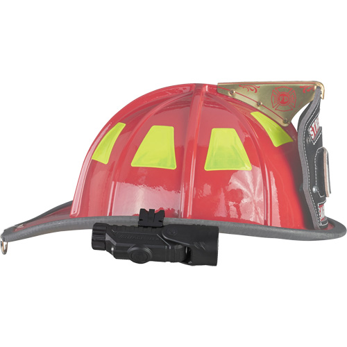 Vantage&reg; 180 X Multi-Fuel Helmet/Right Angle Flashlight, LED, Rechargeable/CR123A Batteries, Nylon Polymer Cintas