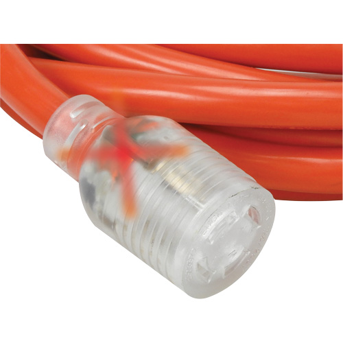 Rallonge pour g&eacute;n&eacute;ratrice &agrave; quatre prises, Ext&eacute;rieur, AWG 10, 30 A, 4 prise(s), 25' Cintas