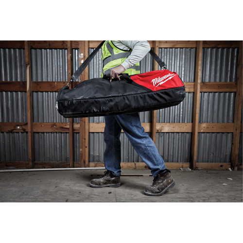 M18 Rocket Tower Light Carry Bag, Ballistic Nylon, 1 Pockets, Black/Red Cintas