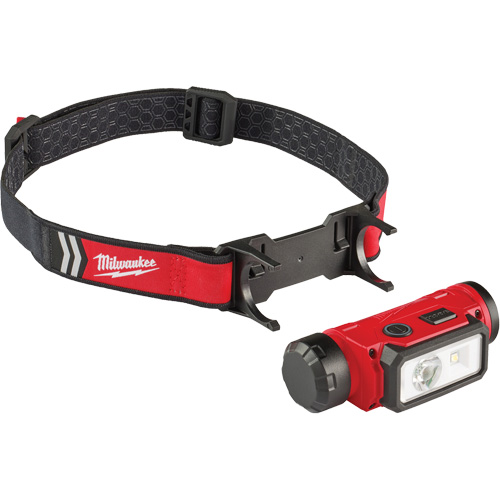 Lampe frontale pour casque de s&eacute;curit&eacute; USB REDLITHIUM, DEL, 600 lumens, 5 hres de fonctionnement, piles Rechargeable Cintas