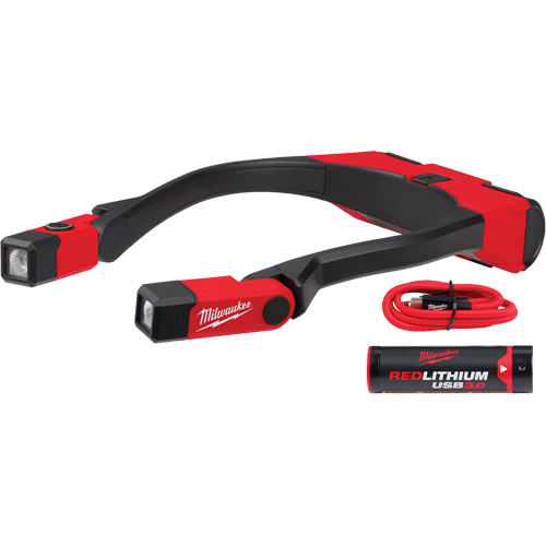 Lampe de travail USB Redlithium 400L, Lampe tour de cou, Rechargeable, 400 lumens Cintas
