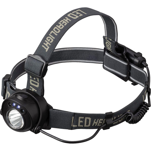 JLHL-220 Lampe frontale DMS Cree, DEL, 220 lumens, 6 hres de fonctionnement, piles AA Cintas