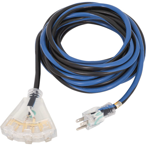 JLEC-1425 Contractor Grade Extension Cord, Indoor/Outdoor, SJTOW, 14 AWG, 15 A, 25' Cintas