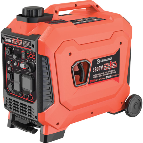 G&eacute;n&eacute;ratrice &agrave; onduleur num&eacute;rique et double carburant essence & propane Cintas