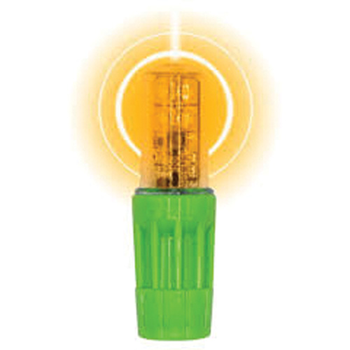 Lampe &agrave; DEL tr&egrave;s lumineuse Rocket II pour les fouets d'avertissement style &agrave; douille 1156, Clignotement, Ambr&eacute;e Cintas