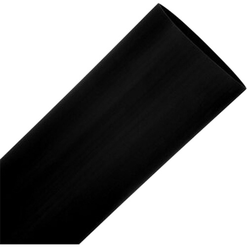 Tube noir thermor&eacute;tractable, Paroi mince, 100', 0,75" (19,05 mm) - 1,5" (38,1 mm) Cintas
