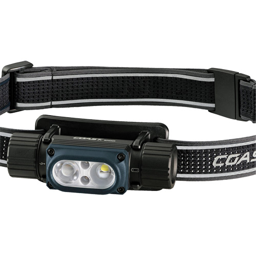 Lampe frontale ultra lumineuse &agrave; alimentation double &eacute;tanche &agrave; l'eau WPH30R, DEL, 1000 lumens, piles Rechargeable Cintas