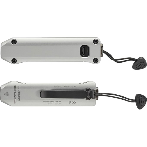 Wedge&reg; Slim Everyday Carry Flashlight, LED, 1000 Lumens, Rechargeable Batteries Cintas