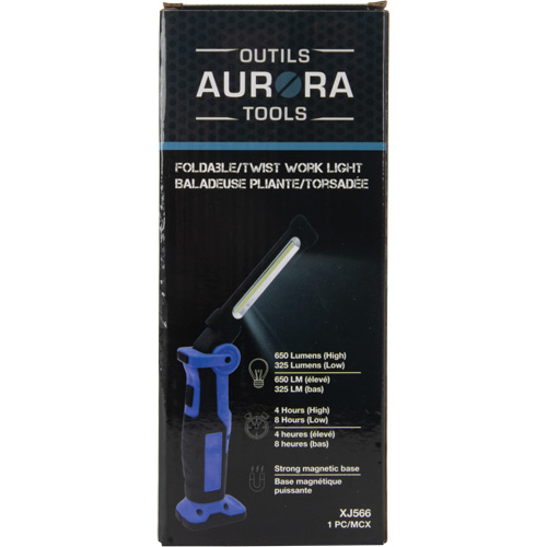 Baladeuse pliante/torsad&eacute;e, Magn&eacute;tique, Rechargeable, 350 lumens Cintas