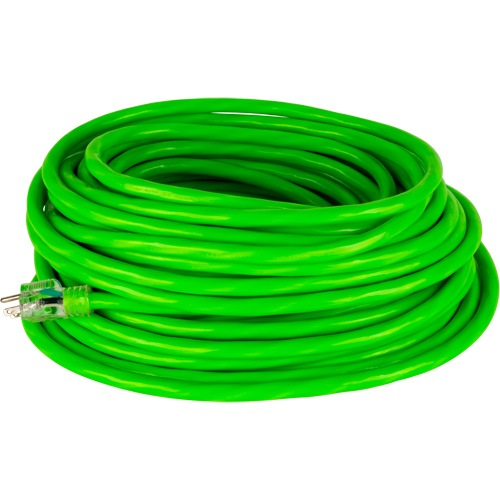 Industrial Extension Cord, All-Weather, SJTW, 10/3 AWG, 15 A, 100' Cintas
