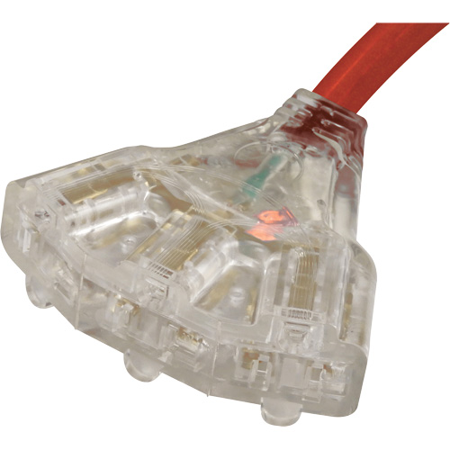 Generator Extension Cord with Tritap, STW, 10 AWG, 3 Outlet(s), 25' Cintas