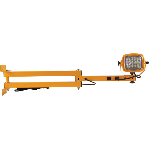 Lampe de quai, Bras 40", 50 W, Ampoule DEL, M&eacute;tal Cintas
