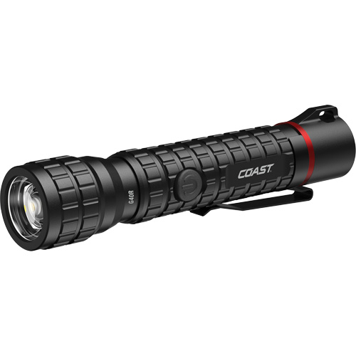 G40R Waterproof Flashlight with Twist Focus, LED, 650 Lumens, Rechargeable Batteries Cintas