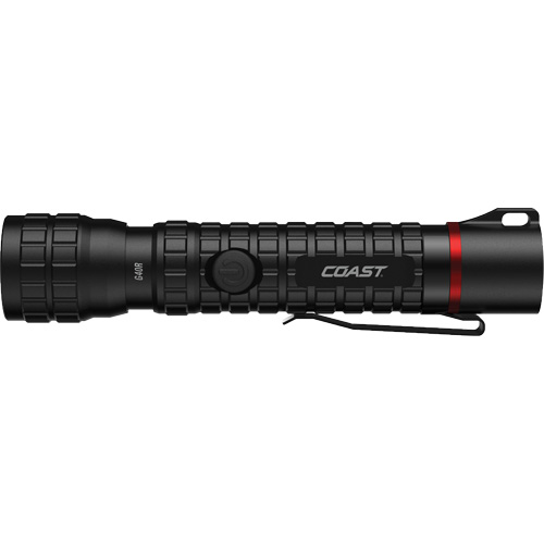 G40R Waterproof Flashlight with Twist Focus, LED, 650 Lumens, Rechargeable Batteries Cintas