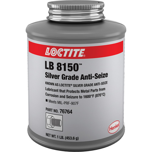 Silver Grade Anti-Seize, Brush Top Can, 1600°F (871°C) Max. Temp. Cintas