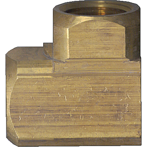 Extruded 90° Elbow Pipe Fitting, FPT, Brass, 1/8" Cintas