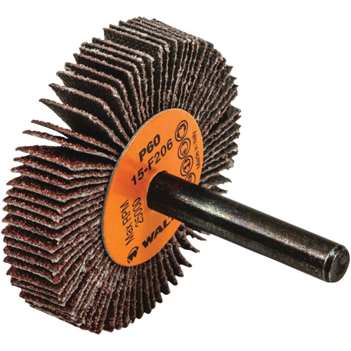 Coolcut Flap Wheel, Aluminum Oxide, 60 Grit, 2" x 3/8" x 1/4" Cintas
