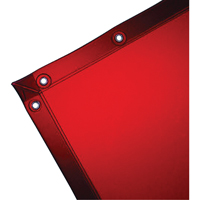Rideau pour soudure, 96" x 72", Orange Cintas