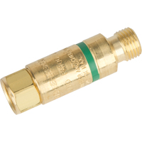 Flashback Arrestors - Oxy/Fuel Gas, Fuel Gas (red)/Oxygen (green), Torch Style Cintas