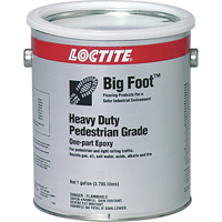 Rev&ecirc;tement antid&eacute;rapant robuste pour plancher Big Foot de calibre pi&eacute;ton, 1 gal., &eacute;poxy, Noir Cintas