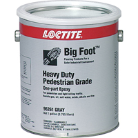 Rev&ecirc;tement antid&eacute;rapant robuste pour plancher Big Foot de calibre pi&eacute;ton, 1 gal., &eacute;poxy, Gris Cintas