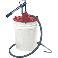 Manual Lubrication Pumps - Dual Leverage Dispensers, Zinc, 2.6 oz./Stroke, Fits 5 gal. Cintas