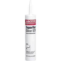 Superflex RTV Silicone Adhesive Sealant, Cartridge, Clear Cintas