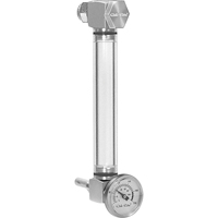 Round Nylon Liquid Level Gauge, Threaded, 5" L, 205°F (96.11° C) Cintas