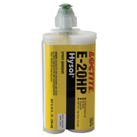 E-20P Fast Setting Structural Adhesives, 200 ml, Dual Cartridge, Two-Part, White Cintas