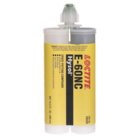 E-60NC Electrically Non-Corrosive Structural Adhesives, 400 ml, Dual Cartridge, Two-Part, Black Cintas