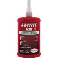 Loctite&reg; 638 Retaining Compound, 250 ml, Bottle, Green Cintas