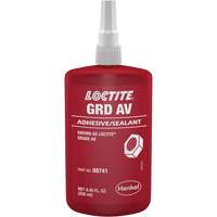 Letter Grade AV Threadlocker, Red, High, 250 ml, Bottle Cintas