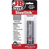 Colle &eacute;poxyde SteelStik, 2 oz, B&acirc;ton, Gris Cintas