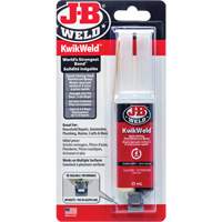 Adh&eacute;sif KwikWeld, 25 ml, Seringue, Deux composants, Gris Cintas