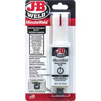 Adh&eacute;sif MinuteWeld, 25 ml, Seringue, Deux composants, Transparent Cintas