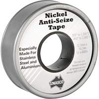 Nickel Anti-Seize Tape, 590" L x 1/2" W, Silver Cintas