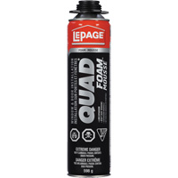 Quad&reg; Foam Window & Door Installation Foam, Aerosol Can, Tan Cintas